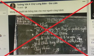 Thông tin bịa đặt, không chính xác gây hoang mang cho người dân