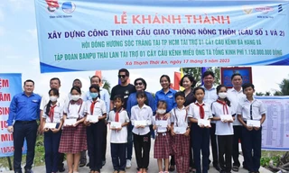 Sóc Trăng khánh thành hai cầu thanh niên