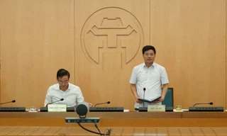 Phó Chủ tịch UBND thành phố Hà Nội Ngô Văn Quý kết luận cuộc họp