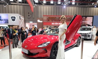 'Bóng hồng' khoe sắc tại Vietnam Motor Show 2024