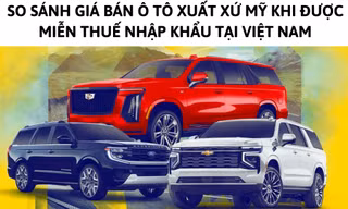 Giá bán ô tô nhập Mỹ chênh lệch thế nào khi được miễn thuế tại Việt Nam?