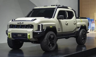 Bản nâng cấp ngoại thất đầu tiên của bán tải Kia Tasman