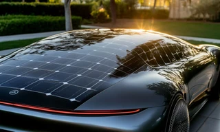 Hé lộ công nghệ sơn năng lượng mặt trời cho xe điện