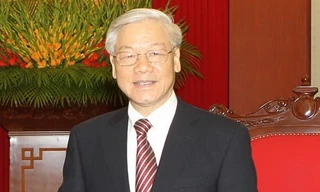 Tổng Bí thư Nguyễn Phú Trọng trả lời phỏng vấn của Yonhap