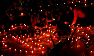 Hình ảnh Đêm hội hoa đăng tại Tây Thiên