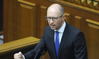 Thủ tướng Ukraine Arseniy Yatsenyuk. (Nguồn: AFP/TTXVN) 