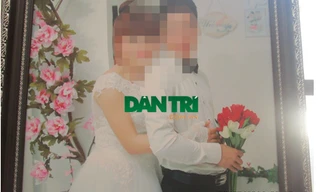 Ảnh cưới của vợ chồng anh T. 