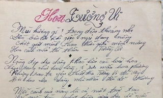 Tiết lộ thơ tình, tranh vẽ tặng vợ của Trọng Tấn