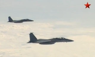 Máy bay chiến đấu Nga xuất hiện trên biên giới Latvia