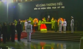 Thượng tướng Phạm Quý Ngọ an táng tại quê nhà