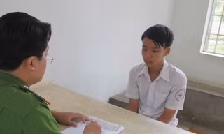 Bắt học sinh lớp 8 giết người, trộm cắp tài sản