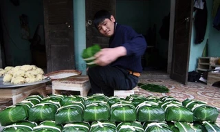 Bánh chưng là một trong những mặt hàng được xuất khẩu nhiều vào dịp Tết. Ảnh: PV