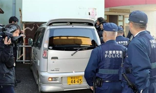 Chiếc xe chở khách nhỏ của nghi phạm Shibuya.