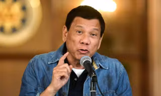 Tổng thống Philippines Rodrigo Duterte.