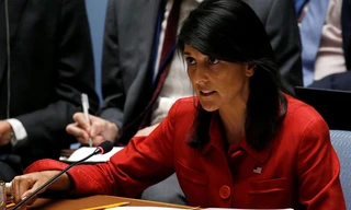 Bà Nikki Haley, Đại sứ Mỹ tại Liên Hợp Quốc. Ảnh: Reuters