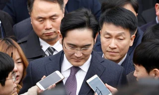 Phó Chủ tịch Samsung Lee Jae-yong tại Toà án Trung tâm Seoul vào ngày 18/1.