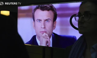 Ứng viên Tổng thống Pháp Emmanuel Macron.