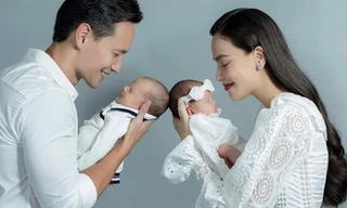 Tan chảy với gương mặt đáng yêu của thiên thần nhỏ nhà Hồ Ngọc Hà - Kim Lý 