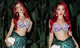 Sao Việt hóa trang mùa Halloween: Chi Pu làm nàng tiên cá nóng bỏng nhất đại dương