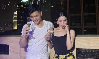 Không còn che giấu, Lệ Quyên công khai đăng ảnh đón năm mới cùng người tình tin đồn