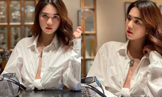 Ngọc Trinh “bỏ quên” nội y khi xuống phố khiến vòng 1 giảm hẳn độ nóng bỏng