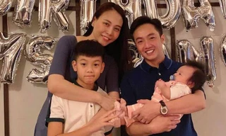 Khán giả "tan chảy" trước hành động dịu dàng mà Đàm Thu Trang dành cho con riêng của chồng