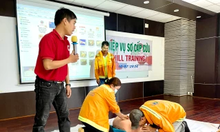 Công ty VWS tổ chức huấn luyện sơ cấp cứu cho người lao động
