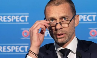 Chủ tịch UEFA Aleksander Ceferin. UEFA có thể đưa trận chung kết EURO 2020 khỏi sân Wembley nếu Anh không nhượng bộ những quy định gắt gao về kiểm dịch COVID-19