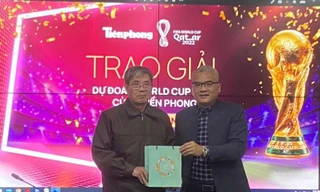 Trao thưởng vòng đấu bảng Cùng Tiền Phong dự đoán World Cup 2022
