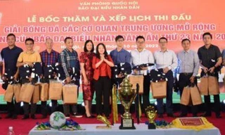 Giải đấu được tổ chức hàng năm nhằm góp phần thúc đẩy phong trào thể dục thể thao, nâng cao sức khoẻ cộng đồng. (ảnh Sâm Thu)