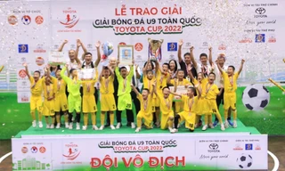 SLNA bảo vệ thành công chức vô địch giải U9 toàn quốc Toyota cup 2022