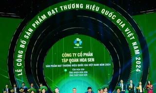 Tập đoàn Hoa Sen 7 lần liên tiếp được vinh danh Thương hiệu Quốc gia cho cả 3 nhóm sản phẩm