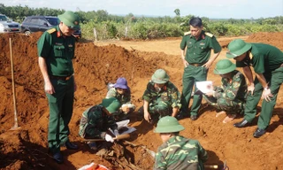 Tìm thấy nhiều hài cốt liệt sĩ tại vị trí 'Hàng rào điện tử McNamara'