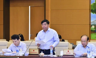 Bộ trưởng Bộ KH&ĐT Nguyễn Chí Dũng tại buổi làm việc. Ảnh: Như Ý 