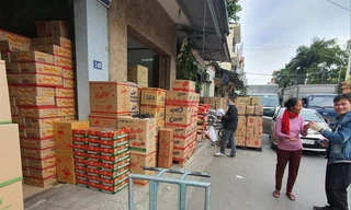 Cảnh tấp nập tại thủ phủ hàng bánh kẹo La Phù 