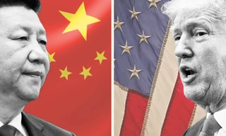 Tổng thống Mỹ Donald Trump (phải) nói ông và Chủ tịch Trung Quốc Tập Cận Bình sẽ gặp và ký thỏa thuận giai đoạn một Ảnh: FT