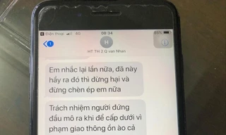 Tin nhắn bà Nhạn đe dọa mang xăng đốt cấp trên của mình 