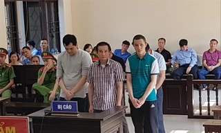 Các bị cáo tại tòa 