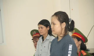 Các bị cáo tại phiên tòa 