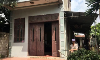 Ngôi nhà nạn nhân nơi xảy ra vụ án mạng. Ảnh: Thanh Hà 