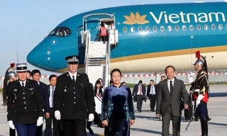 Chủ tịch Quốc hội Nguyễn Thị Kim Ngân thăm chính thức Pháp. Ảnh: TTXVN 