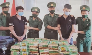 Các đối tượng trong vụ vận chuyển 40kg ma túy đá trong chuyên án AG 420 