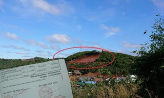 Ông Nguyễn Minh Quang Phó Giám đốc sở ký với Cty Thiên Bảo thi công gói thầu số 7 