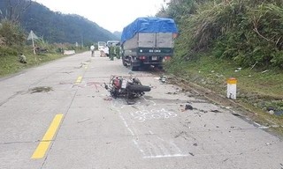 Hai khách du lịch Ðức bị tai nạn thảm khốc trên đèo Lò Xo