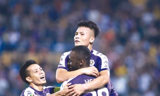 Vượt lên trên các đồng nghiệp, Quang Hải xứng đáng là ứng viên sáng giá nhất cho danh hiệu Quả bóng vàng Việt Nam năm nay ảnh: VSI 