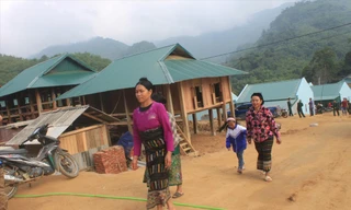 Người dân vùng lũ Sa Ná đã về ở tại khu tái định cư