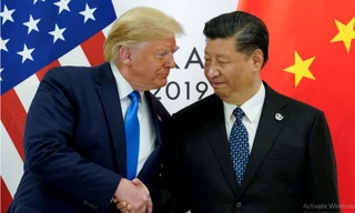 Ông Trump nói đã lên kế hoạch điện đàm với ông Tập. ảnh: Reuters/SCMP 