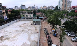 Khu đất của dự án khách sạn Indochine Ha Noi nhìn từ trên cao.