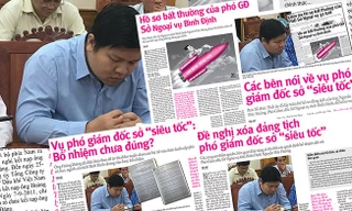 Sẽ thu hồi quyết định bổ nhiệm phó giám đốc sở ‘siêu tốc’