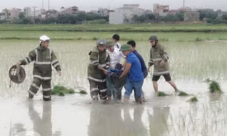 Hai nông dân đi cấy bị sét đánh tử vong